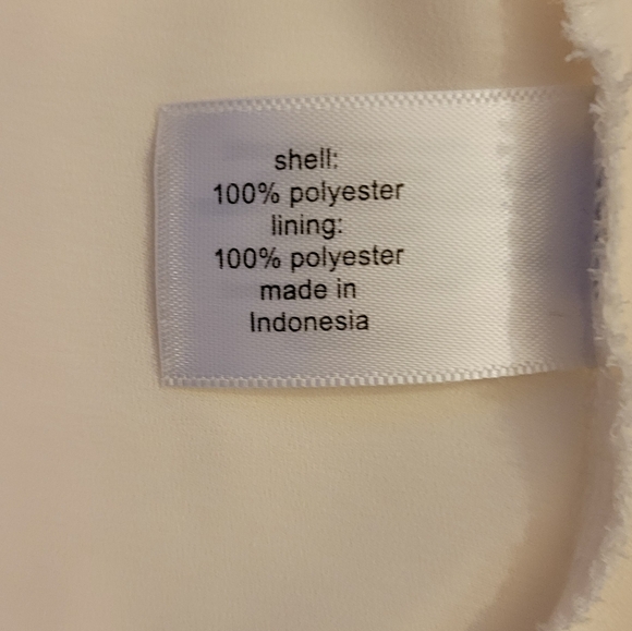 EUC - Lane Bryant Light Cream Colored Layered Dress Tank Top, woman's size 20. - Picture 9 of 10